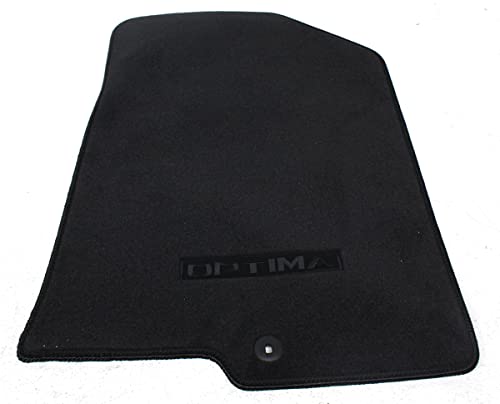 D5F14-AU000 OEM Black 4pc Carpeted Floor Mat Set for Kia Optima