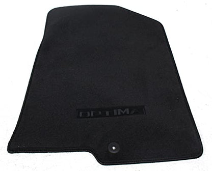 D5F14-AU000 OEM Black 4pc Carpeted Floor Mat Set for Kia Optima