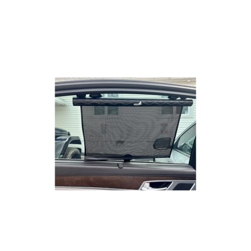 Hoovy My First Car Ride™ 3-in-1 Baby Car Essentials Bundle, Roller Sun Shades, Rear-Facing Mirror, and Seat Protector