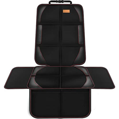 Bacgnyer Car Seat Protector, 1 Pack, Thickest Padded 600D Fabric Padding, Waterproof, Durable, Anti Slip Backing, Child Seat Protection, Suitable for Babies, Toddlers, Children - color: 1 Pack Black