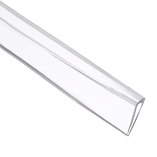 uxcell Clear Edge Trim, 9.8Ft Silicone U Channel Edge Protector, Edges Guards Fits 1/8"-5/32" for Car Doors Sheet Metal Parts (5/16" W x 9/16" H) - size: 9.8Ft x 5/16" x 9/16", Fits 1/8"-5/32"
