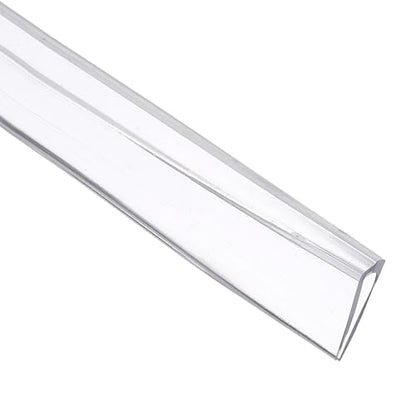 uxcell Clear Edge Trim, 13.1Ft Silicone U Channel Edge Protector, Edges Guards Fits 1/8"-5/32" for Car Doors Sheet Metal Parts (5/16" W x 9/16" H) - size: 13.1Ft x 5/16" x 9/16", Fits 1/8"-5/32"