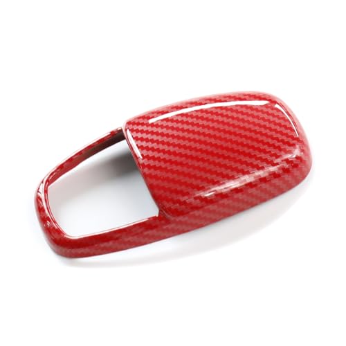 for Dodge Charger 2015-2023 Challenger 2015-2024 Durango 2016-2026 Accessories Interior Protector Gear Shift Knob Cover Trim Protector Cap (Red Carbon Fiber) - color: Red carbon fiber