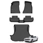 Wailtnb- for Dodge Challenger 2015-2023 RWD Floor Mat Cargo Liner All Weather Floor Liner Car Mat for Challenger RWD Custom Fit Automotive Full Set Accessories - style: 4|For Challenger RWD|2015-2025|Set