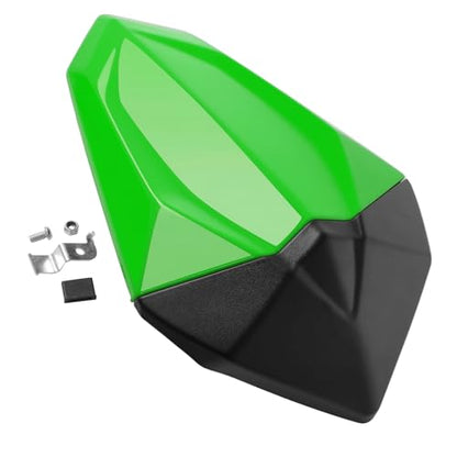 Motorcycle Rear Seat Cover Cowl Tail Cover Cowl Fairing Protector Compatible with Kawasaki Ninja 500 Z500 2024 2025 NINJA500 Passenger Pillion Tail Solo Seat Cowl (Green) - color: Green