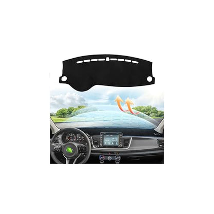 CARTIST Dash Cover Custom Fit for Kia Rio Sedan LX EX S 2017-2023 Accessories Dashboard Cover Mat Non-Slip Pad Carpet Anti-Glare - size: Kia Rio Sedan LX EX S 2017-2023