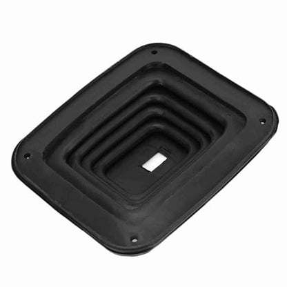 Universal Rubber Gear Shifter Boot Cover, 6.7 x 5.5 inches Car Gear Shift Dust Cover with Metal Spacer and Screw Replacement for 350 Car