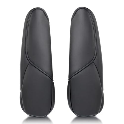 AUTOKAY Black Front Seat Armrest Cover Fits for Honda CR-V CRV 2007 2008 2009