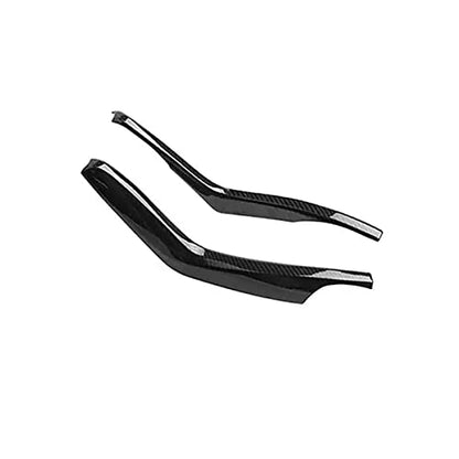 Car Accessories Fit for Honda Civic 10th Gen 2016 2017 2018 2019 2020 2021 Interior Side Gear Shift Panel Strips Cover Trim Decals (Carbon Fiber Style) ABS 2 PCS - color: Carbon Fiber Style
