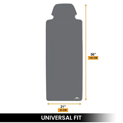 Gorla Gear Gray Premium Universal Fit Waterproof Stain Resistant Grey Car Seat Cover Neoprene Non-Slip Bucket Seat Dog Sweat Proof Protector Save Your Leather Cloth Seats Van Truck Auto SUV Sedan - color: Gray
