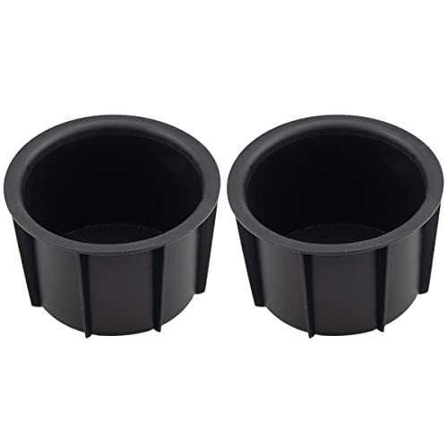 Cup Holder Insert Compatible with Toyota FJ Cruiser 2007-2014 Replaces OEM 55616-35010 2PC