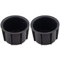Cup Holder Insert Compatible with Toyota FJ Cruiser 2007-2014 Replaces OEM 55616-35010 2PC