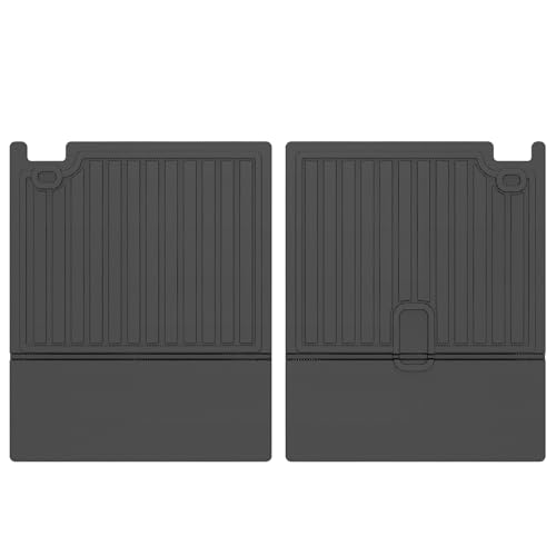FREEMOTOR802® Backrest Mats Seat Back Protector, Compatible with 2013-2020 Nissan Pathfinder Infiniti QX60 JX35, All Weather Rear Row Seat Backrest Protector Trunk Cargo Liner Replacement, TPE 2PCS