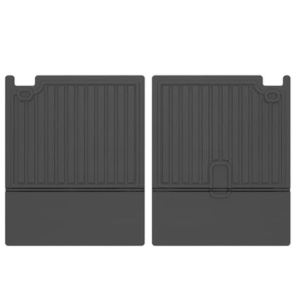 FREEMOTOR802® Backrest Mats Seat Back Protector, Compatible with 2013-2020 Nissan Pathfinder Infiniti QX60 JX35, All Weather Rear Row Seat Backrest Protector Trunk Cargo Liner Replacement, TPE 2PCS