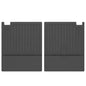 FREEMOTOR802® Backrest Mats Seat Back Protector, Compatible with 2013-2020 Nissan Pathfinder Infiniti QX60 JX35, All Weather Rear Row Seat Backrest Protector Trunk Cargo Liner Replacement, TPE 2PCS