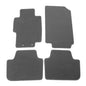 IKON MOTORSPORTS, Floor Mat Compatible with 2004-2008 Acura TSX, Factory Fitment Gray/Grey Nylon Front & Rear Car Floor Mats Liner Carpets Replacement 4PCS, 2005 2006 2007