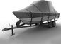 Seal Skin Covers T-Top Boat Cover, Waterproof & UV Resistant, Fits Center Console Boats Up to 22ft Long & 102” Wide, Durable & Snug Fit - color: Gray, size: 20'-22'L x 102"W (beam)