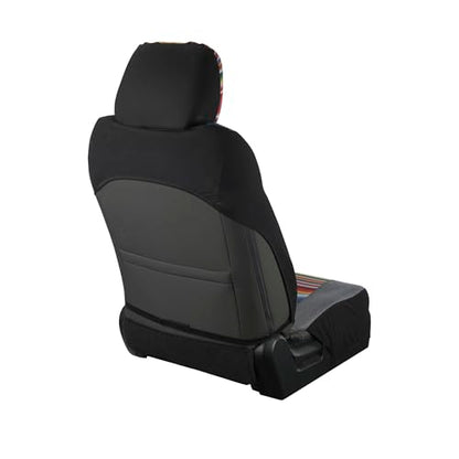 Hooey Low Back Seat Cover, Durable Bucket Seat Protection, Easy to Install Seat Covers for Car, Truck, Van, SUV, Rockstar (Serape Tijuana) - color: Rockstar Serape Tijuana