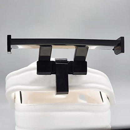 Spoiler Wing for Shoes, Car Wing Charm, Flexible Shoes Spoiler Wing, Shoes Racing Car Spoiler Charm Gifts for Kids and Car Lovers- 1 Pair - color: White