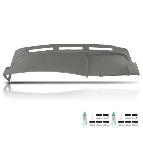 PIT66 TPE Dash Board Cover DashBoard Bezel Compatible with Cadillac Escalade ESV 2003 2004 2005 2006 & Cadillac Escalade EXT 2002 2003 2004 2005 2006 Gray - size: 2003-2006 Cadillac Escalade (Gray)