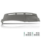 PIT66 TPE Dash Board Cover DashBoard Bezel Compatible with Cadillac Escalade ESV 2003 2004 2005 2006 & Cadillac Escalade EXT 2002 2003 2004 2005 2006 Gray - size: 2003-2006 Cadillac Escalade (Gray)