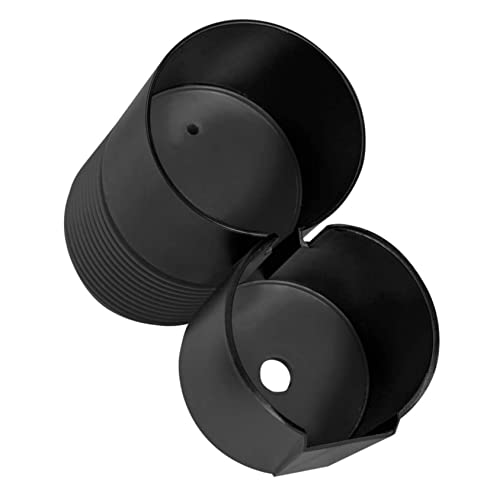 Two-Cup Console Organizer (Black) - color: Black