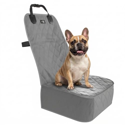 Active Pets Dog Car Seat Cover, Waterproof Front Seat Protector for SUV Truck Sedan, Pet Safety Travel Comfort System with Universal Fit, Grey - color: Grey