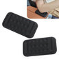 2 PCS Car Arm Rest Elbow Pads, Arm Rest Cushion with Memory Foam Pad for Arm Support, Universal PU Non Slip Auto Armrest Pad, for Most Cars, Trucks, SUVs (Black)