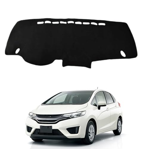 Dashboard Mat Cover for Honda Fit 2009-2013 Nonslip Center Console Sunshield Glare UV Rays Protector Accessories - size: Honda Fit 2009-2013