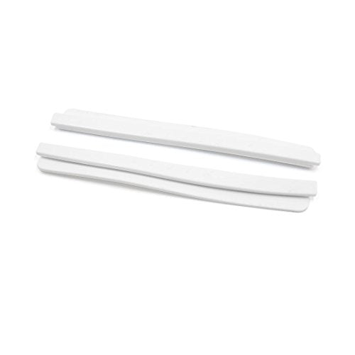 uxcell 8pcs White Plastic Car Body Door Side Edge Anti-Collision Guard Protective Strip - color: White