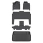 HAFIDI® Floor Mats & Cargo Liner Set Fit for 2021-2011 Dodge Grand Caravan 7 Seat All Weather Protection TPE Anti-Slip Automotive Full Set Floor Liners Custom Accessories - Black - style: 8) For Grand Caravan 2011-2021 Full Set