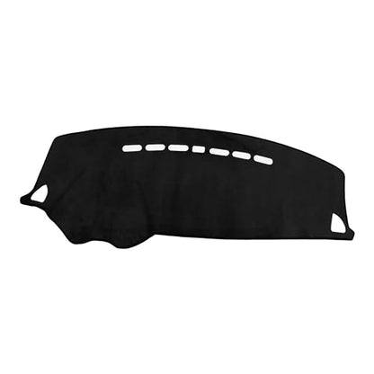 Dash Cover, Center Console Non-Slip Dashboard Carpet Mat for Mitsubishi Lancer EX 2008-2017 Flannel Black,1Pc