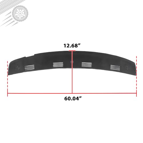 Dash Cover Dashboard Panel, Fit Dodge Ram 1500 2002-2005/2500 3500 2003-2005, Instrument Panel Cover Black - color: BLACK