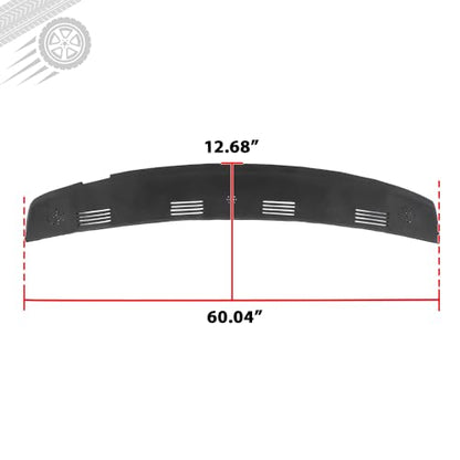 Dash Cover Dashboard Panel, Fit Dodge Ram 1500 2002-2005/2500 3500 2003-2005, Instrument Panel Cover Black - color: BLACK