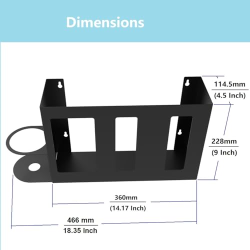 Steel Sanitizing Station Dispenser Stand, Wall Mounted Organizer for Face Masks, Glove Box and Hand Sanitizer or Others in Office, Gym, Schools, Hospital, Laboratory or Other Public Sites