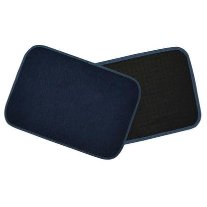 Front & Rear Carpet Floor Mats Set Auto Car Suvs Fits Truck-Blue Vacuum or Use Soap and Water-Maintenance MT-100-BL 901-87405