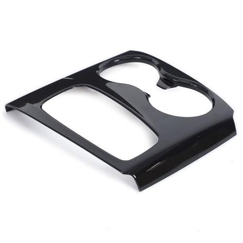 Gear Shift Panel Cover Trim for Hond@ Pilot 2016-2020/ Hond@ Ridgeline 2017-2019, ABS Automotive Center Consoles Cup Holder Cover Protector Accessories (Glossy Black) - color: Glossy Black