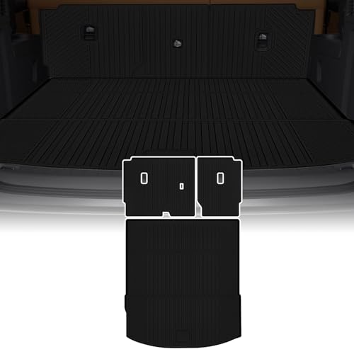 Cargo Liners Backrest Mat for Mazda CX-70 CX70 Accessories 2025 2026 with Hook&Loop Accessories Rear Trunk Mat Rear Seat Back Cover Protector All Weather Anti-Slip Split Dog Liner 3 PCS
