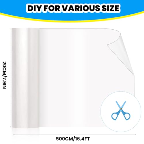 Cat Scratch Furniture Protector: Cat Anti Scratch Tape - Door Protector from Dog Scratching - Clear Training Self Adhesive Tape for Carpet, Sofa, Couch, Door (197in x 7.9in) - size: 197in x 7.9in