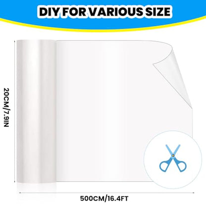 Cat Scratch Furniture Protector: Cat Anti Scratch Tape - Door Protector from Dog Scratching - Clear Training Self Adhesive Tape for Carpet, Sofa, Couch, Door (197in x 7.9in) - size: 197in x 7.9in
