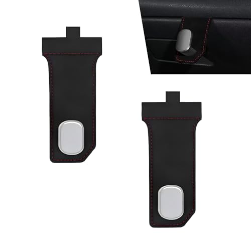 2 PCS Single Hook Car Glovebox Hanger, Anti-Scratch Co-Pilot Side Storage Hook, Auto Purse Handbag Grocery Bag Organizer, Universal for Most Cars SUVs Trucks (Black) - color: Single Hook