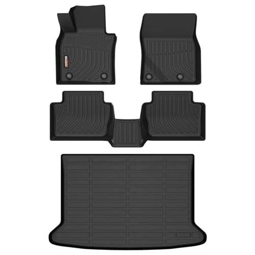 Binmotor-Floor Mats and Cargo Liner Set for Mazda CX30 2020 2021 2022 2023 2024 2025 2026, All Weather Car Floor Mat for Mazda CX 30 Accessories, Mats TPE Car Liners for CX-30 Trunk Liner - style: 13) Car Mats for Mazda CX30 (2020-2026)