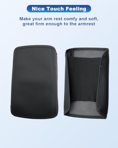 CDEFG Compatible with 2024 Hyundai Santa Cruz Tucson Center Console Cover for 2022-2024 Santa Cruz Accessories Armrest Cover Tucson Middle Console Pad Arm Rest Cushion - color: Leather for 2022-2024 Santa Cruz