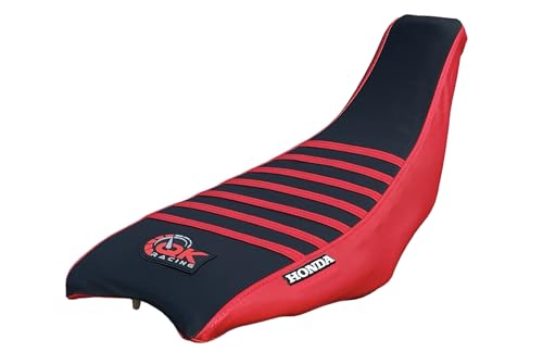 Seat Cover - Compatible Fit for Hond@ 2004-2018 TRX450 TRX 450R TRX 450 R TRX 450ER TRX 450 ER Quad Red/Black - color: Red/Black Top