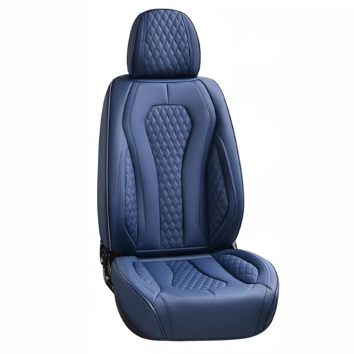 Coverado Seat Covers, Car Seat Covers Front Seats, Blue Car Seat Cover, Waterproof Car Seat Covers, Car Seat Cushion, Front Car Seat Covers Leatherette Car Seat Protector Universal Fit Most Cars - color: Blue, size: FrontPair