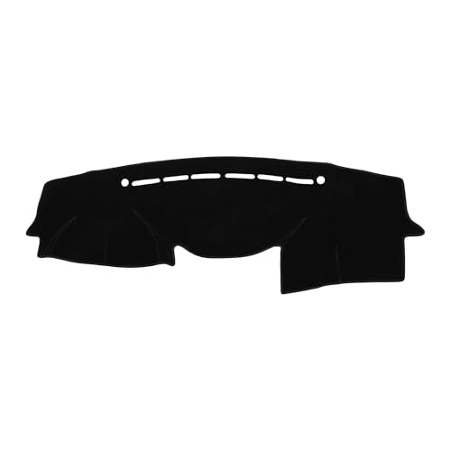Dash Cover Compatible for Hyundai VeraCruz 2007-2012, Non-Slip Dash Cover Mat Polyester Black Front Dash Cover Mat