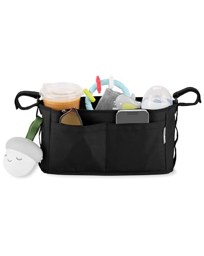 Skip Hop Universal Stroller Organizer, Grab & Go Ultra, Black - color: Black