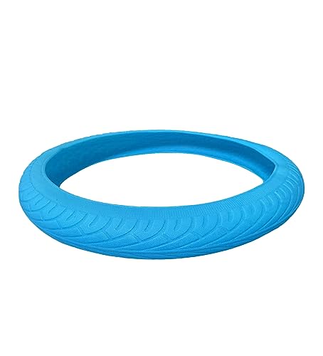 Universal Blue Steering Wheel Cover：13.5 to 15 Inches Stretchable Silicone Anti Skid Steering Wheel Protector Fit for Most Car Models Including Round D Shape or Special Shape - color: Blue