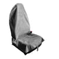 KEVWR Car Waterproof Towel Front Seats Seat Covers, Washable Seat Protector, Fit Beach Swimming Outdoor Sports, Compatible with Most Cars Trucks Suvs Car (Grey) - color: Gray