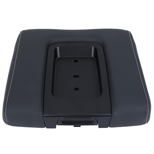 Front Seat Center Console Armrest Lid(Black).Replaces Part # 22881398.Compatible with 2014-2019 Chevy Silverado GMC Sierra 1500 2500HD 3500HD